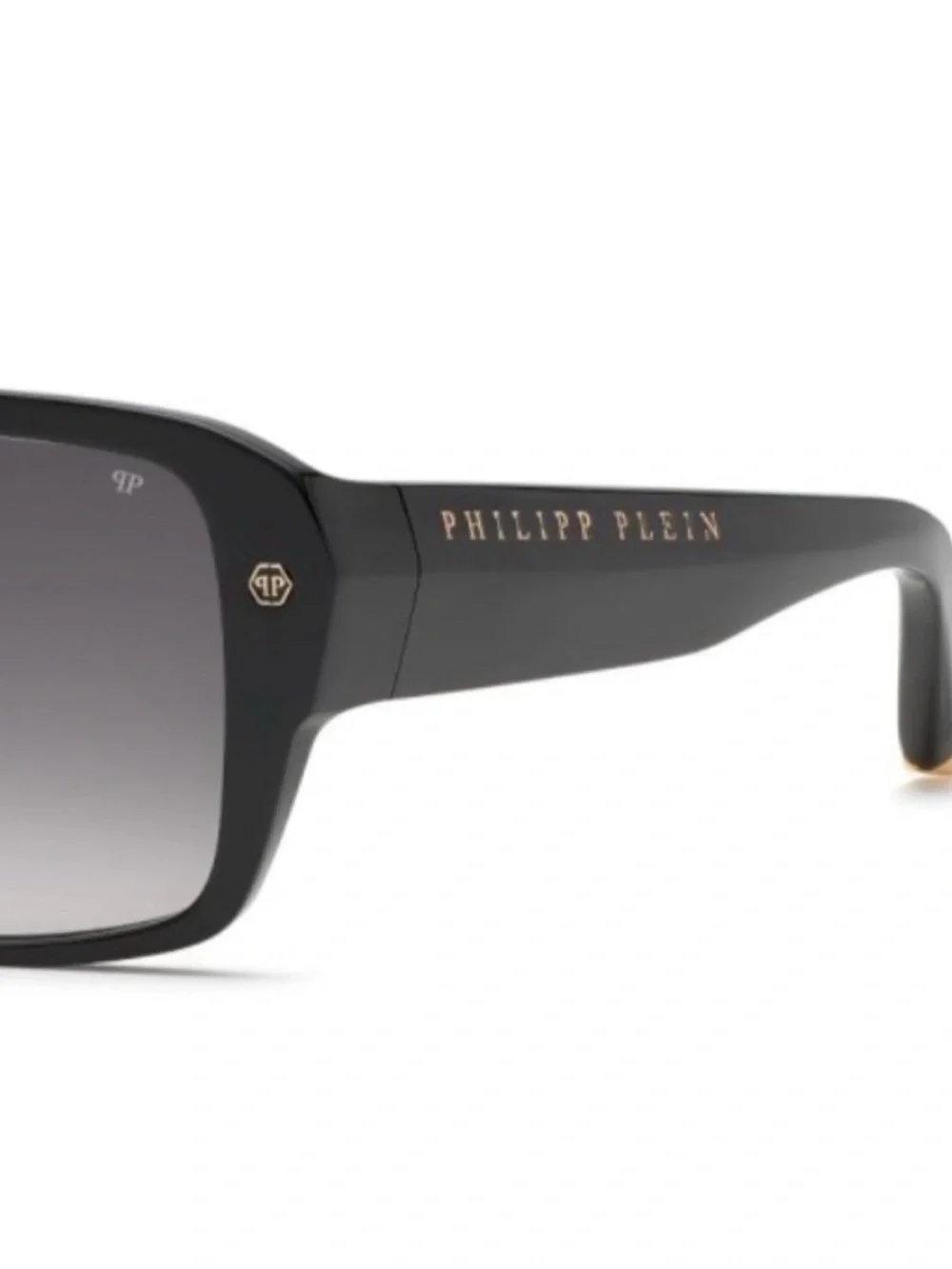 NEW Philipp Plein SPP81 Hexagon Men’s Black Sunglasses 55/17/145 AUTHENTIC $560
